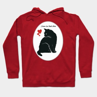 J’aime Les Chats Noirs Hoodie